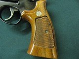 7109 Smith Wesson 27-2 357 MAGNUM 6 inch barrel, square N frame,wide serrated target trigge,DA,checkered Goncalo target grips with medallions,MFG 1977 - 3 of 10