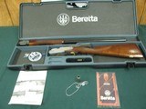 7124 Beretta 687 EL 410 gauge 26 inch barrels, 3 inch chambers, Straight Grip, checkered butt, vent rib, ejectors, 5 Gold engravings, pheasant, quail, - 2 of 16