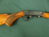 7134 Browning S A Belgium 22 long rifle semi auto, early wheel sight model, NSN, blonde walnut, grooved receiver for scope, 98& hard to get in wheel s - 9 of 15
