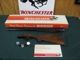 7142 Winchester 23 CUSTOM12 gauge 27 inch barrels 3screw chokes, ic mod xf,made to look like model 21 ,mfg only in 1987, AS NEW IN BOX 99%,14 3/4 lo - 1 of 13