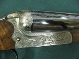 7153 Merkel model 260E 12ga 28bl ic mod Straight grip 1 1/2 x 2 1/2 x14 1/4 5lbs 12 oz scalloped receiver engraved by Herbert Wohlmuth cocking indicat - 17 of 18