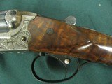 7153 Merkel model 260E 12ga 28bl ic mod Straight grip 1 1/2 x 2 1/2 x14 1/4 5lbs 12 oz scalloped receiver engraved by Herbert Wohlmuth cocking indicat - 5 of 18