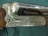 7153 Merkel model 260E 12ga 28bl ic mod Straight grip 1 1/2 x 2 1/2 x14 1/4 5lbs 12 oz scalloped receiver engraved by Herbert Wohlmuth cocking indicat - 15 of 18