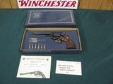7158 Smith Wesson 53 22 JET 6 inch barrel 1962 mfg excellent box & papers and shell inserts,ramp front adjustable rear site, Diamond walnut grips rare