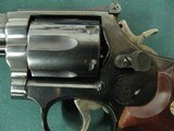 7157 Smith Wesson 586 357 MAGNUM 1982 mfg. serialized, to the the box, papers Walnut grips 6 inch barrel adjustable rear site, excellent condition. ex - 6 of 13