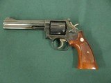 7157 Smith Wesson 586 357 MAGNUM 1982 mfg. serialized, to the the box, papers Walnut grips 6 inch barrel adjustable rear site, excellent condition. ex - 4 of 13