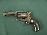 7156 Ruger Vaquero Birdshead 45 long colt, 3.75 barrels, single action New IN Box, mfg 2001, case and manual notched rear fixed front site,logo medali - 2 of 10
