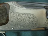 7169 Winchester 101 Pigeon 12 gauge 28 inch barrels mod and full fixed choked, early one with very dark walnut and diamond tipped tool engraving. orig - 11 of 14