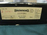 7185 Browning Citori 12 gauge 28 barrels, mod and full,ejectors, single select trigger,pistol grip, vent rib, all original, correct box,bushed firing - 2 of 14