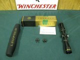 7187 Leupold vari x III 4.5 x 14 x 40 NEW IN BOX,AO Duplex, Gloss, scope cover, rings and bases for Winchester model 70 included.NEW IN BOX AND PAPER. - 1 of 8
