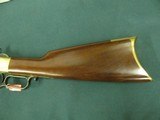7193 Uberti 1866 Winchester style 45 colt SPORTING RIFLE with 25 inch octagonal barrel. BRASS FRAME. UNFIRED.NEW IN BOX, BRASS FRAME, BRASS BUTT PLATE - 8 of 13