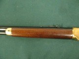 7193 Uberti 1866 Winchester style 45 colt SPORTING RIFLE with 25 inch octagonal barrel. BRASS FRAME. UNFIRED.NEW IN BOX, BRASS FRAME, BRASS BUTT PLATE - 10 of 13
