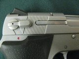 7200 Smith Wesson4516-1 45 cal staninless steel frame. 3.75 barrel, 34 ounces, fixed 3 dot sites, 1988-1997 mfg. DA/SA ambi safety/decocker, 7 round - 7 of 10