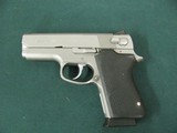 7200 Smith Wesson4516-1 45 cal staninless steel frame. 3.75 barrel, 34 ounces, fixed 3 dot sites, 1988-1997 mfg. DA/SA ambi safety/decocker, 7 round - 2 of 10