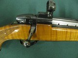 7204 Weatherby Mark V 240 Magnum 24 inch barrel, rings and bases, Rosewood forend tip, rosewood/insert pistol grip cap, Weatherby pad, early good one - 9 of 12