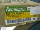 7207 Remington 1100 Sporting 28 gauge 27 barrels 4 Rem chokes, sk is im mod, brochure,AA+, NEW IN BOX. 1 1/2 X 2 1/2 X 14 6 LBS 14 OUNC - 3 of 13