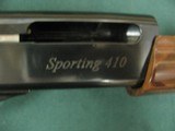 7209 Remington 1100 Sporting 410 gauge 27 barrels 5 Rem chokes, sk ic im mod,f brochure,AAA+++FANCY HEAVILY FIGURED--BEST I HAVE SEEN-- condition, NEW - 9 of 14