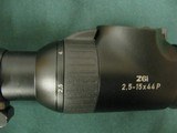 7212 Swarovski Z6i 2.5 x 15 x 44 30mm tube,lite recticle, adjustable ballistic turret,side focus,
4A-1 recticle, matt finish, used once.99% condition - 4 of 11