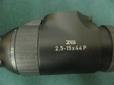 7212 Swarovski Z6i 2.5 x 15 x 44 30mm tube,lite recticle, adjustable ballistic turret,side focus,
4A-1 recticle, matt finish, used once.99% condition - 2 of 11