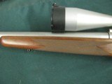 7227 Winchester model 70 300 Win Mag stainless steel, Zeiss 6.5x 20x50 Conquest target turrets,muzzle brake,regular recticle, cheek piece 99% conditio - 4 of 12