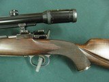 7241 Francotte Deluxe 338 Win Mag 26 inch barrels,Swarovoski Habicht 1.5 x 6 x42 scope Nova,engraved rings/bases,receiver,barrel tang trigger bow,GOLD - 3 of 21