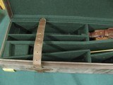 7245 Holland and Holland Classic 375 Mag 24 inch barrel, mfg 1952-62,98%, 2 leaf mid site, hooded front.all original, H&H LEATHER case ,clean rod, sil - 4 of 20