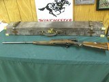 7245 Holland and Holland Classic 375 Mag 24 inch barrel, mfg 1952-62,98%, 2 leaf mid site, hooded front.all original, H&H LEATHER case ,clean rod, sil - 1 of 20
