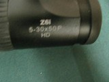 7246 Swarovski Z 6 i 5 x 30 x 50 p H D 30mm tube, plex recticle, 4 long medium weight tapered posts,second focal plane, 21 ounces, 99% condtion matt b - 4 of 9