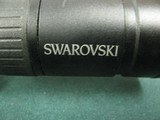 7247 Swarovski Z 3 4 x 12 x 50 matt, with quick detach rings .1 inch tube, top adjustment knob is broken, send it in for fixing for free and their lif - 2 of 8