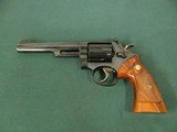 7278 Smith Wesson 19-3 357 mag, 6 inch barrel, rear adjustable site, 99% condition. medallian walnut grips, not a mark on them, miniscule ring mark. d - 2 of 12