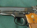7280 Smith Wesson 52-2 38 special 5 inch barrel, adjustable rear site, correct box, s/n A19152x, MINT, walunt medallion grips not a mark on them. 2 ma - 7 of 11