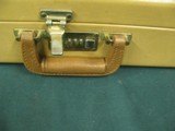 7285 Winchester shotgun case for model 101 or 23 ,,, will take 32 1/2 inch barrels , Winchester brass placque, straps for tie down. 98% or better. sto - 3 of 9
