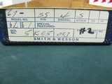 7300 Smith Wesson 67 COMBAT MASTER PIECE 38 special4 inch barrel, stainl, correct box and tools, not a mark on it. great piece and very hard to get. - 2 of 10