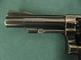 7299 Smith Wesson 18-3 22 long rifle4 inch barrel ,medallion walnut grips, adjustable rear site, not a mark on it. correct box and tools, great coll - 6 of 10