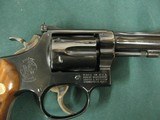 7299 Smith Wesson 18-3 22 long rifle4 inch barrel ,medallion walnut grips, adjustable rear site, not a mark on it. correct box and tools, great coll - 8 of 10