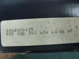 7302 Smith Wesson 586 357 Mag6 inc barrel New in box,papers tools correct book, adjustable rear site, high polish blue. medallion - 2 of 12