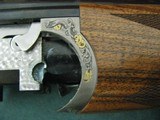 7306 Guerini Maxum Gold 12 gauge 32 inch barrels 6 chokes 2 sk 2 ic im mod wrench, tools, deep engraved scrolls and GOLD MOTIFFS,purdey style game sto - 16 of 17