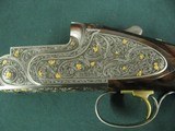 7306 Guerini Maxum Gold 12 gauge 32 inch barrels 6 chokes 2 sk 2 ic im mod wrench, tools, deep engraved scrolls and GOLD MOTIFFS,purdey style game sto - 10 of 17