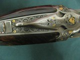 7306 Guerini Maxum Gold 12 gauge 32 inch barrels 6 chokes 2 sk 2 ic im mod wrench, tools, deep engraved scrolls and GOLD MOTIFFS,purdey style game sto - 8 of 17