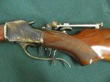 7308 Uberti 1885 Hi Wall with Post Oak barrel in 12 twist in 38-50(Remington-Hepburn) & extra octagon barrel in 38-55,Vermeer globe aperture a - 4 of 15