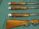 7312 Winchester 101 skeet set 28 inch barrels, 20 gauge, 28ga 410 ga-ALL CHOKED SKEET--all original , Winchester butt plate, vent rib, ejectors, nice - 14 of 16