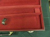 7334 Winchester 101 Black Case with WINCHESTER IN GOLD, will take 27 1/2 inch barrels, NOS, with Italian mailing cardboard box,never a gun in it. negl - 7 of 7