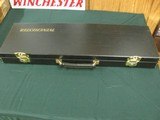 7334 Winchester 101 Black Case with WINCHESTER IN GOLD, will take 27 1/2 inch barrels, NOS, with Italian mailing cardboard box,never a gun in it. negl - 2 of 7