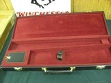 7334 Winchester 101 Black Case with WINCHESTER IN GOLD, will take 27 1/2 inch barrels, NOS, with Italian mailing cardboard box,never a gun in it. negl - 5 of 7