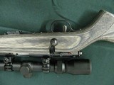 7352 Savage Mark II 22 long rifle, grey laminate stock, 3x9x45 Bushnell scope, 99.9% condition, medium weight barrel, not a mark on it. dont miss this - 8 of 13