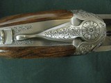 7389 Caesar Guerini FORUM 20 gauge 28 inch barrels 6 chokes cy, 2 ic m im full wrench, booklets, standing raised rib, 100% coin silver engraved receiv - 17 of 18