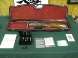 7389 Caesar Guerini FORUM 20 gauge 28 inch barrels 6 chokes cy, 2 ic m im full wrench, booklets, standing raised rib, 100% coin silver engraved receiv - 4 of 18
