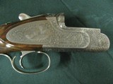 7389 Caesar Guerini FORUM 20 gauge 28 inch barrels 6 chokes cy, 2 ic m im full wrench, booklets, standing raised rib, 100% coin silver engraved receiv - 2 of 18