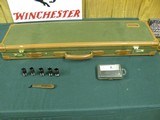 7395 Winchester 101 Waterfowler 12 gauge 32 inch barrels,7 chokes sk ic im 2 mod full x full,wrench, Browning case, Ducks/Geese engraved on receover.p