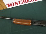 7410 Remington Wingmaster 870 12 gauge 20 inch barrel 2 3/4 chamber, butt pad, all original, choke is improved cyclinder, pump action, tite, bore brit - 4 of 11